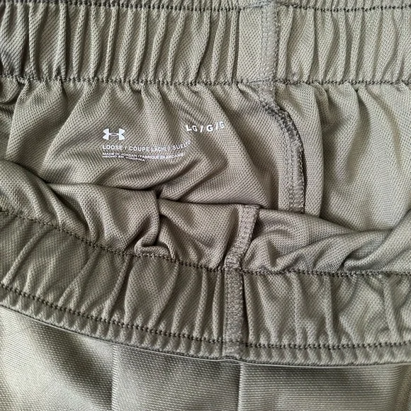 LG Women's Olive Green Athletic Shorts - Picture 4 of 4